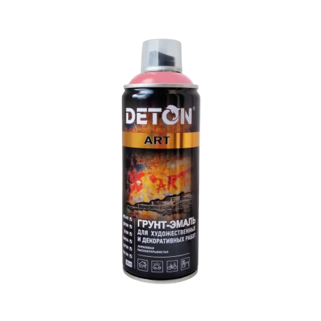 Deton DETON ART - 珐琅底漆 - 粉色 - 气雾剂，520 毫升 DTN-A70685 图片 – 圣彼得堡 | carpaint.kz