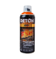 DETON ART - Грунт-эмаль - Тыквенная - Аэрозоль, 520 мл