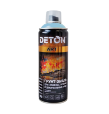 DETON ART - Грунт-эмаль - Голубой лед - Аэрозоль, 520 мл
