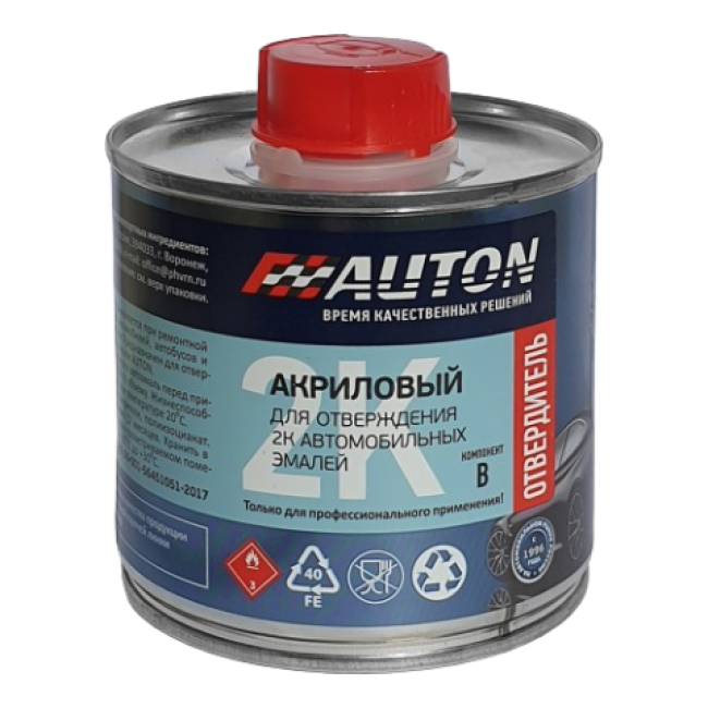 Auton 汽车珐琅 2K 亚克力汽车珐琅 AUTON, 601 黑色 ATN-P07377-085 图片 – 圣彼得堡 | carpaint.kz