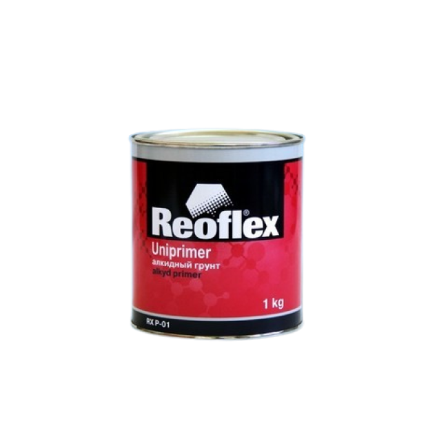Reoflex 1К Грунт  Алкидный, Нитрогрунт Серый, 1кг RX P-01-1000-G – купить в Санкт-Петербурге | Reoflex | carpaint.kz