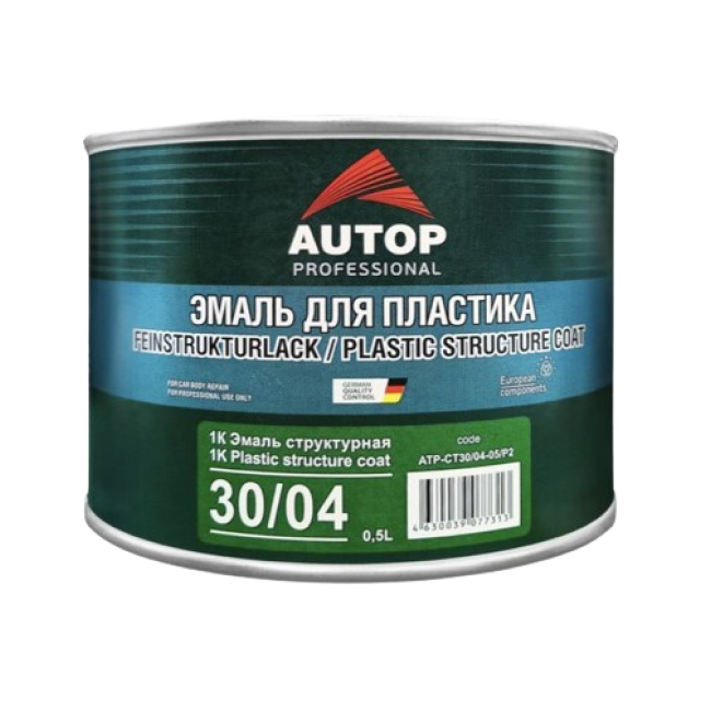 Autop AUTOP 30/04 - 1K Structural enamel for plastic fine - Gray - Can, 500 gr ATP-CT30/04-05/P3 – buy in Saint Petersburg | carpaint.kz