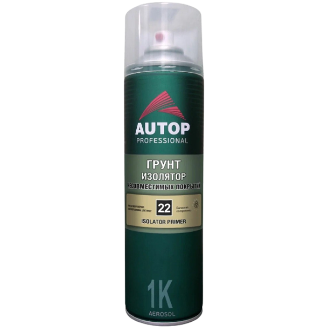 AUTOP №22 - Грунт-изолятор несовместимых покрытий - Песочный - Аэрозоль, 650 мл АТР-А07825 – купить в Санкт-Петербурге | Autop | carpaint.kz