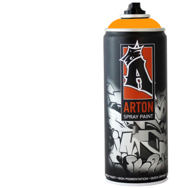 Arton A203 Aerosol paint for design and art works ARTON, Pastel orange, aerosol 400 ml ART-A07411 – buy in Saint Petersburg | carpaint.kz