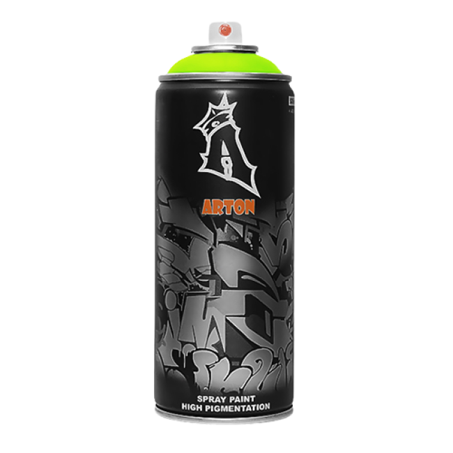 Arton A614 Aerosol paint for design and art works ARTON, Apple Green, aerosol 400 ml ART-A07468 – buy in Saint Petersburg | carpaint.kz