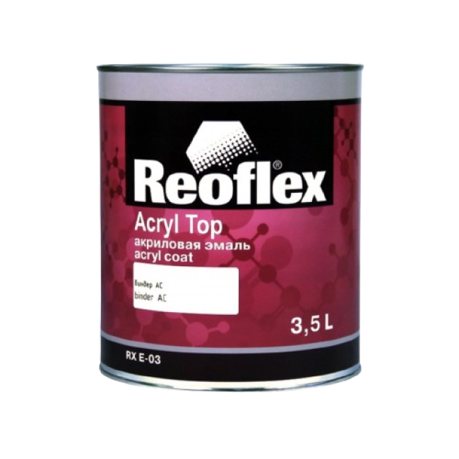 Reoflex Reoflex MIX 丙烯酸搪瓷 4+1 活页夹，3.5l RX E-03-4+1-3500 图片 – 圣彼得堡 | carpaint.kz