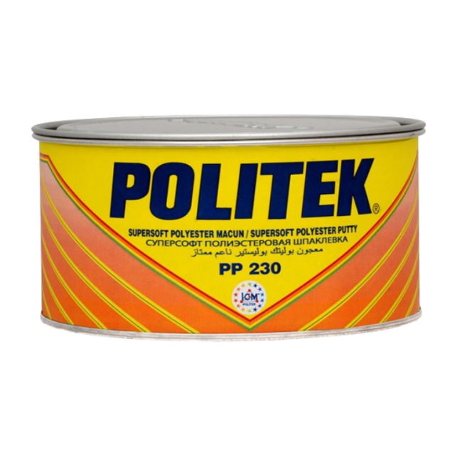Politek POLITEK Polyester putty supersoft 1800g. PP 230-1800-Super W – buy in Saint Petersburg | carpaint.kz