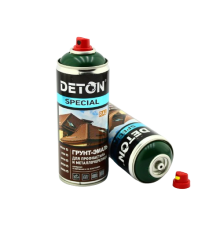 RAL 6005 DETON SPECIAL - Грунт-эмаль для металлочерепицы - Зеленый мох - Аэрозоль, 520 мл