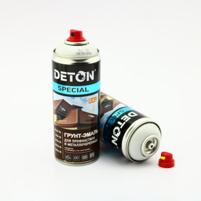 Deton Special RAL 7035 DETON SPECIAL - 金属瓷砖瓷漆底漆 - 浅灰色 - 气雾剂，520 毫升 DTN-A07359 图片 – 圣彼得堡 | carpaint.kz