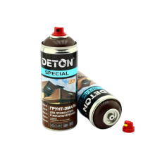 RAL 8017 DETON SPECIAL - Primer-enamel for metal tiles - Chocolate Brown - Aerosol, 520 ml