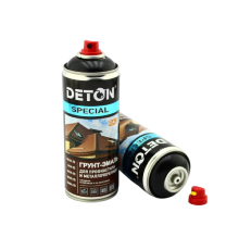 RAL 9005 DETON SPECIAL - Primer-enamel for metal tiles - Black - Aerosol, 520 ml