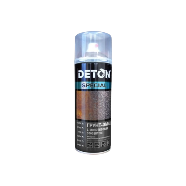 DETON SPECIAL - Грунт-эмаль молотковая - Бронзовая - Аэрозоль, 520 мл DTN-A70886 – купить в Санкт-Петербурге | Deton | carpaint.kz