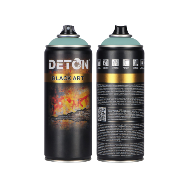 Deton 用于艺术和装饰作品的底漆珐琅 DETON ART，夜光绿色，气雾剂 520 毫升 DTN-A07694 图片 – 圣彼得堡 | carpaint.kz