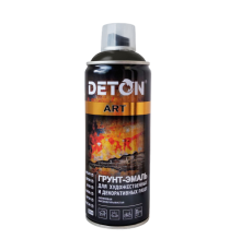 Primer-enamel for artistic and decorative works DETON ART, Metropolis grey, aerosol 520 ml