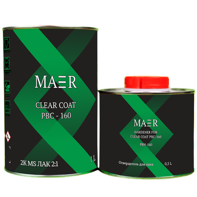 MAER 清漆 2K MS MAER 2:1 PBC-160 图片 – 圣彼得堡 | carpaint.kz