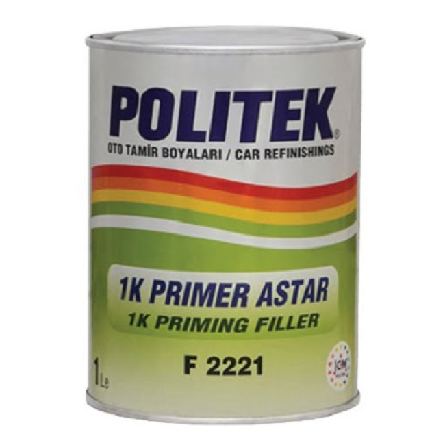 Politek POLITEK 1K Primer Gray PRIMER FILLER 1l. F2221-G – buy in Saint Petersburg | carpaint.kz