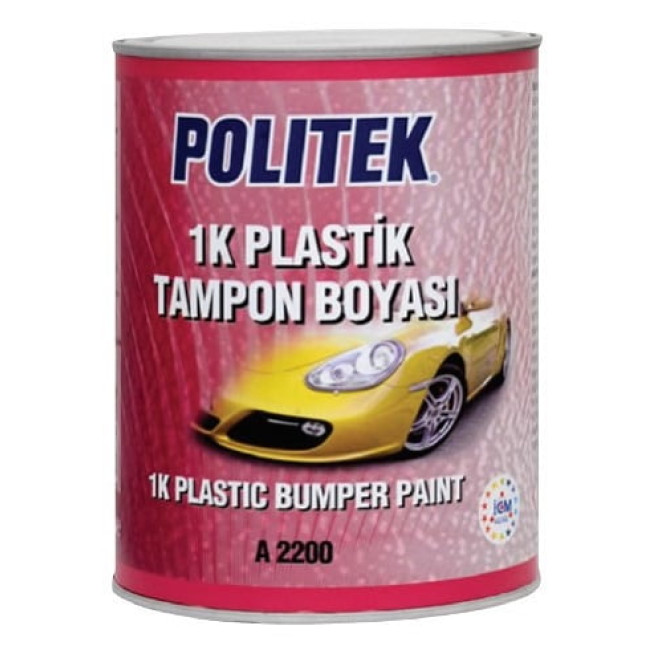 Politek POLITEK paint for painting plastic elements (black) 1 l. A2200-1000 – buy in Saint Petersburg | carpaint.kz