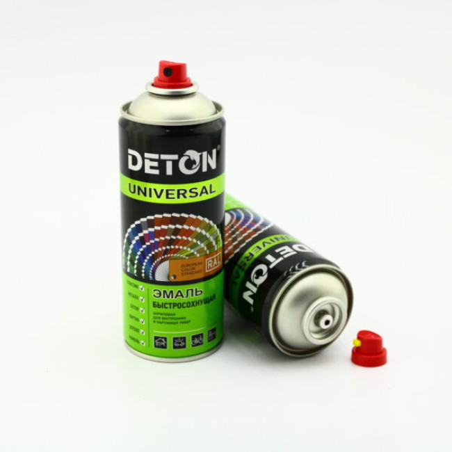 U7024 Аэрозольная краска «Deton Universal» RAL 7024 цвет Графитовый серый, глянцевая, акриловая 520  – купить в Санкт-Петербурге | Deton Universal | carpaint.kz