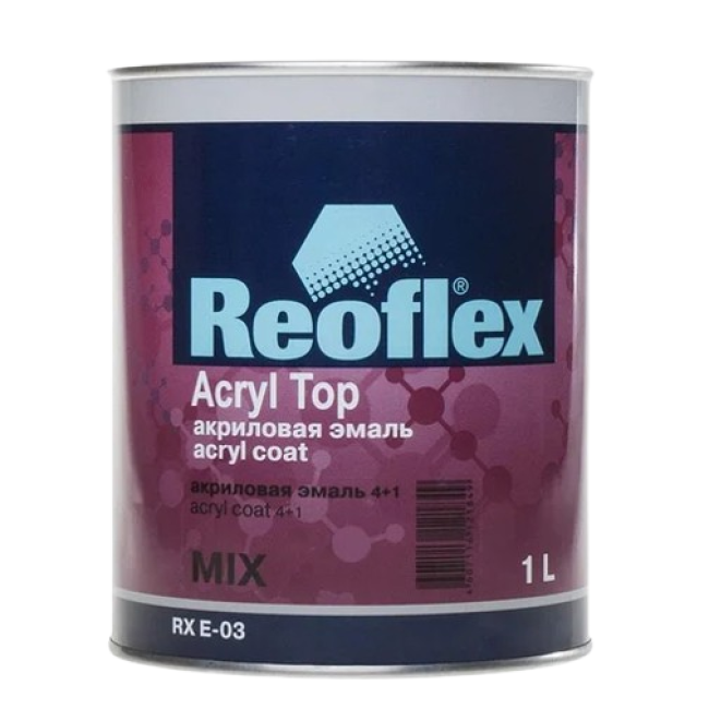 Reoflex 501 MIX 丙烯酸珐琅 4+1，紫蓝色，1l RX E-03-501-1000 图片 – 圣彼得堡 | carpaint.kz