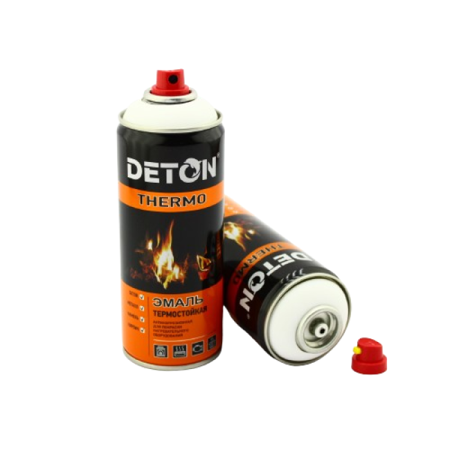Deton DETON THERMO - 耐热瓷釉 - 白色 - 气雾剂，520 毫升 DTN-A70789 图片 – 圣彼得堡 | carpaint.kz