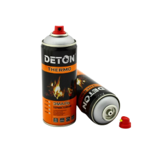 DETON THERMO - 耐热瓷釉 - 银色 - 气雾剂，520 毫升