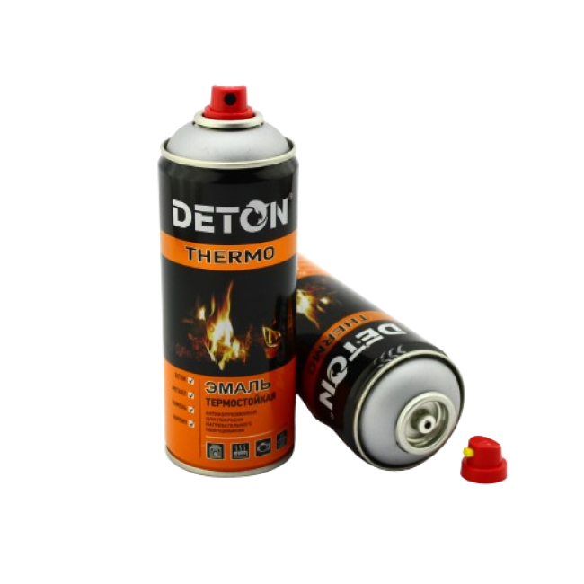 Deton DETON THERMO - 耐热瓷釉 - 银色 - 气雾剂，520 毫升 DTN-A70667 图片 – 圣彼得堡 | carpaint.kz