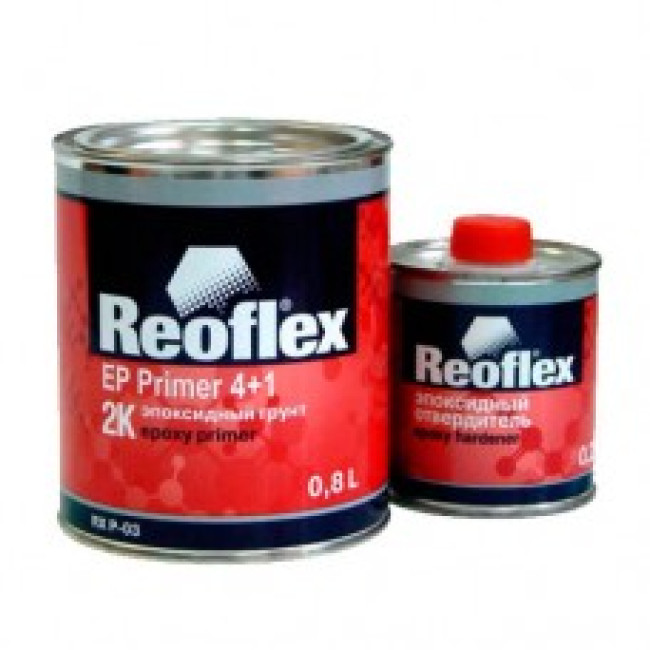 Грунт Reoflex эпоксидный серый 4+1 0,8л.+0,2л. отвердитель комплект 784 – купить в Санкт-Петербурге | Reoflex | carpaint.kz