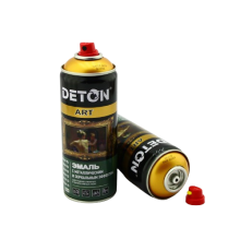 DETON ART - 金属珐琅 - 金色装饰 - 气雾剂，520 毫升