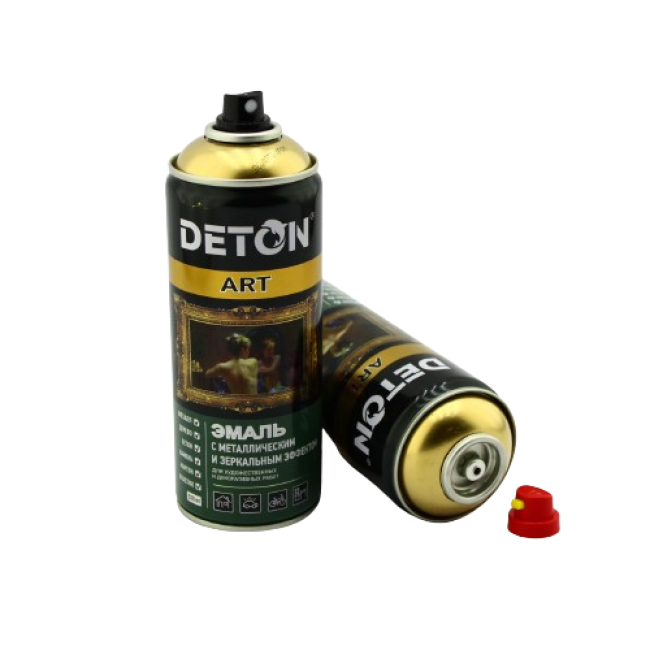 Deton DETON ART - 金属珐琅 - 金铬 - 气雾剂，520 毫升 DTN-A70690 图片 – 圣彼得堡 | carpaint.kz