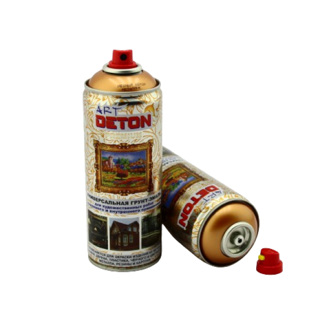 DETON ART - Эмаль металлик - Медный Декор - Аэрозоль, 520 мл DTN-A70279 – купить в Санкт-Петербурге | Deton | carpaint.kz