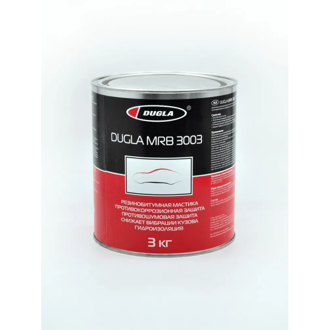 Dugla Mastic rubber bitumen Dugla 3 kg D010103 – buy in Saint Petersburg | carpaint.kz