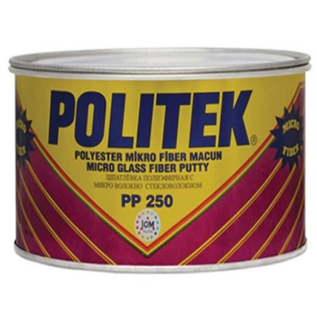POLITEK Micro-Glass-Fiber 1800г шыны талшықты полиэфирлі замазка. PP 250-1800 – Санкт-Петербургте сатып алу | Politek | carpaint.kz