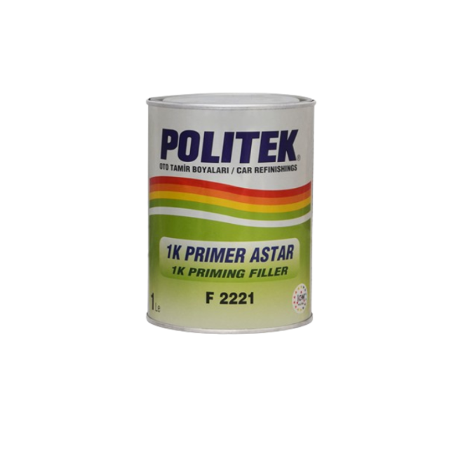 POLITEK 1K Primer Қара ПРАЙМЕР ТОЛЫҚТЫРУ 1л. F2221-B – Санкт-Петербургте сатып алу | Politek | carpaint.kz