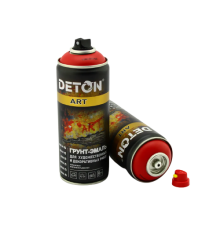 Грунт-эмаль для художественных и декоративных работ DETON ART, Madrid red, аэрозоль 520 мл