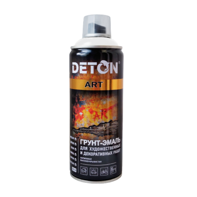 Грунт-эмаль для художественных и декоративных работ DETON ART, Siberian grey, аэрозоль 520 мл DTN-A07702 – купить в Санкт-Петербурге |  | carpaint.kz