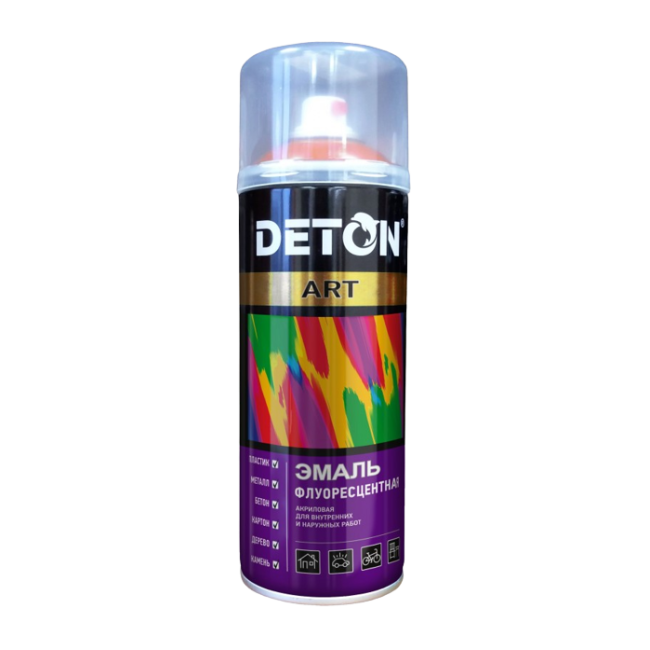 Флуоресцентті эмаль DETON ART қызғылт түсті, аэрозоль 520 мл DTN-A70714 – Санкт-Петербургте сатып алу | Deton | carpaint.kz