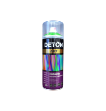 Эмаль флуоресцентная DETON ART Зеленая, аэрозоль 520 мл