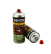 DETON ART - 金属珐琅 - 银色 - 气雾剂，520 毫升