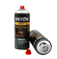 DETON ART - 金属珐琅 - 超铬 - 气雾剂，520 毫升