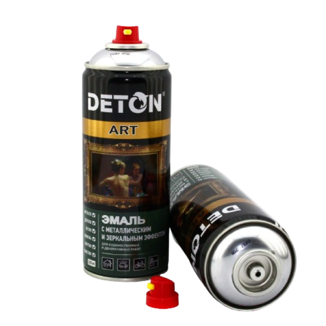 Deton DETON ART - 金属珐琅 - 超铬 - 气雾剂，520 毫升 DTN-A70663 图片 – 圣彼得堡 | carpaint.kz
