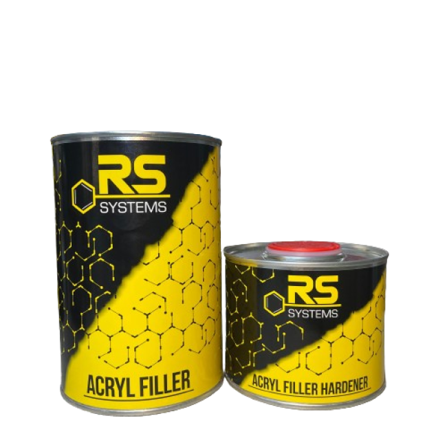 RS SYSTEMS Грунт акриловый заполняющий 5+1 HS, Серый, 0.75+0.15л RS S5+1 - 750+150 – купить в Санкт-Петербурге | RS SYSTEMS | carpaint.kz