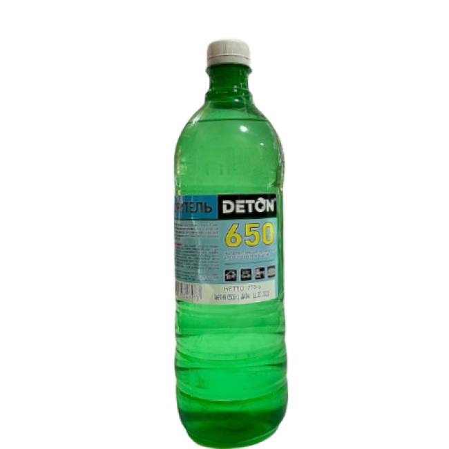 DETON 650 Растворитель , 1л DTN-S46997 – купить в Санкт-Петербурге | Deton | carpaint.kz