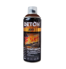 DETON ART - Грунт-эмаль - Темный шоколад - Аэрозоль, 520 мл