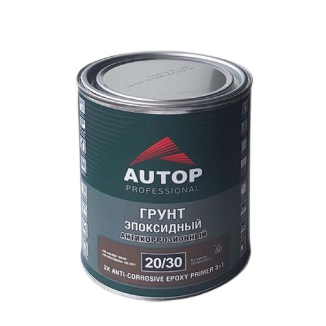 Autop AUTOP 20/30 - 2К Грунт эпоксидный антикоррозионный 3+1 - Светло-серый - Банка, 0.75л ATP-PR20/30-075/P3 图片 – 圣彼得堡 | carpaint.kz