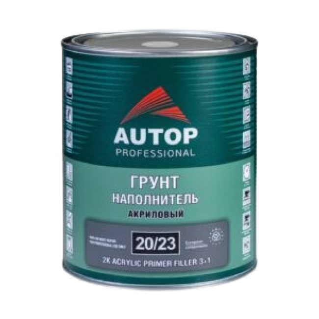 AUTOP 20/23 - 2K Грунт-наполнитель акриловый 3+1 - Белый - Банка, 1л ATP-PR20/23-1/P1 – купить в Санкт-Петербурге | Autop | carpaint.kz