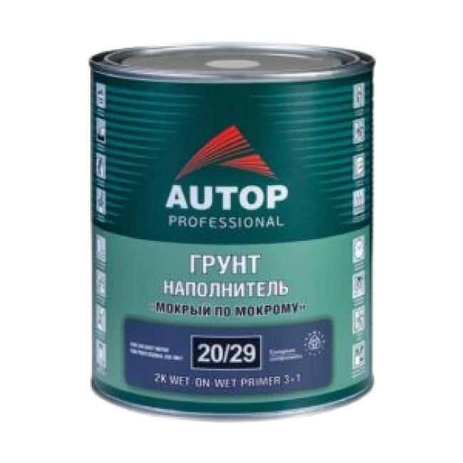 Autop AUTOP 20/29 - 2K Грунт-наполнитель мокрый по мокрому 3+1 - Серый - Банка, 1л ATP-PR20/29-1/P3 图片 – 圣彼得堡 | carpaint.kz