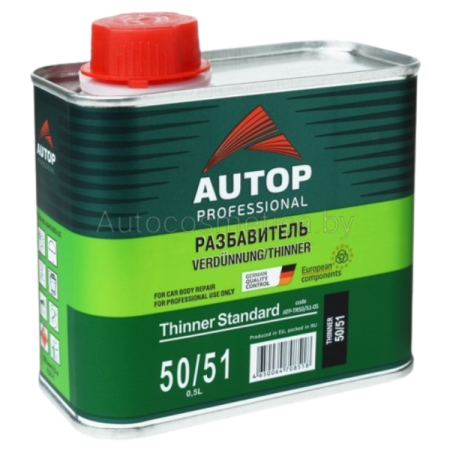 Autop AUTOP 50/51 - 标准丙烯酸稀释剂 - 罐装，0.5l ATP-TR50/51-05 图片 – 圣彼得堡 | carpaint.kz