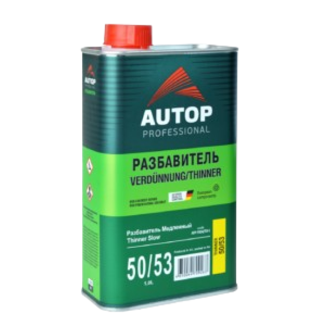 Autop AUTOP 50/53 - 慢速丙烯酸稀释剂 - 罐装，1l ATP-TR50/53-1 图片 – 圣彼得堡 | carpaint.kz