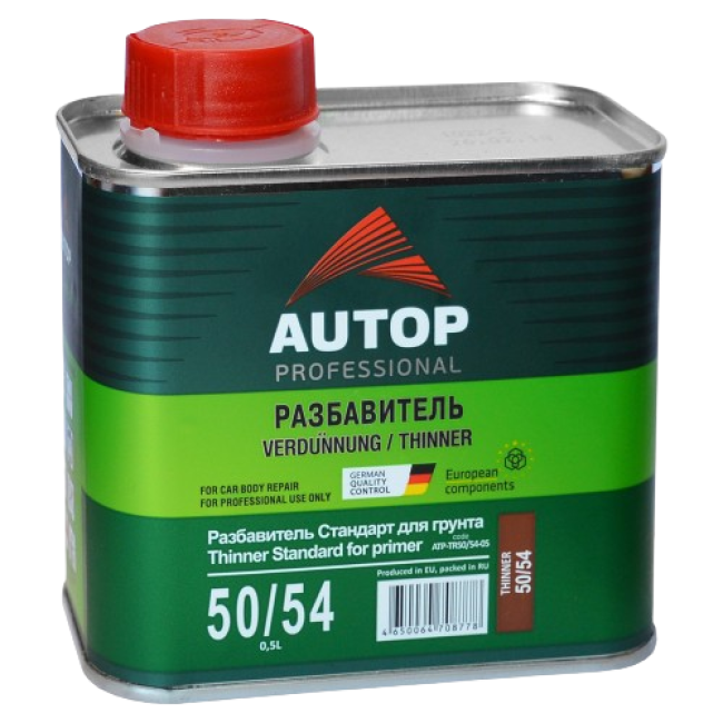 Autop AUTOP 50/54 - 用于底漆的标准丙烯酸稀释剂 - 罐装，0.5l ATP-TR50/54-05 图片 – 圣彼得堡 | carpaint.kz